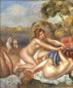 Pierre-Auguste Renoir Three Bathers, oil on canvas